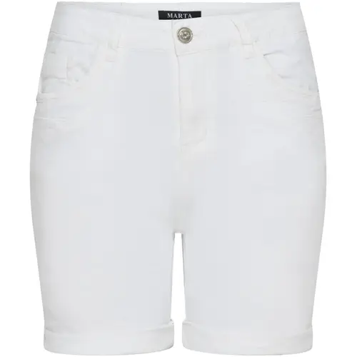 Marta Du Chateau dame shorts MdcSofia - White