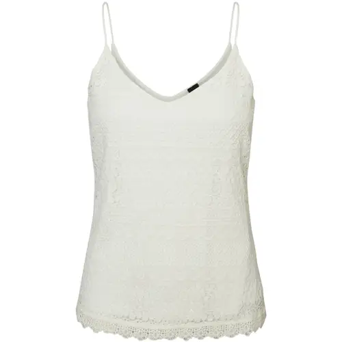 VERO MODA dame top VMHONEY - Snow white