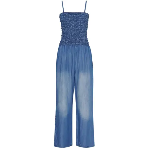 Marta Du Chateau dame jumpsuit MdcSaga - MediumBlue