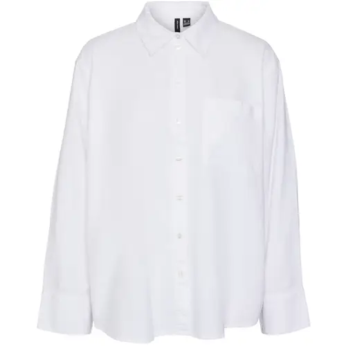 VERO MODA dame skjorte VMIDA - Bright White