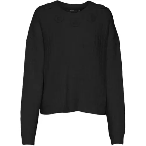 VERO MODA dame strik VMALETTA - Black