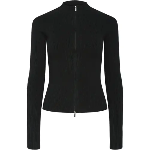 PIECES dame cardigan PCCRISTA - Black