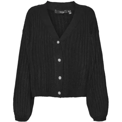 VERO MODA dame cardigan VMELYA - Black