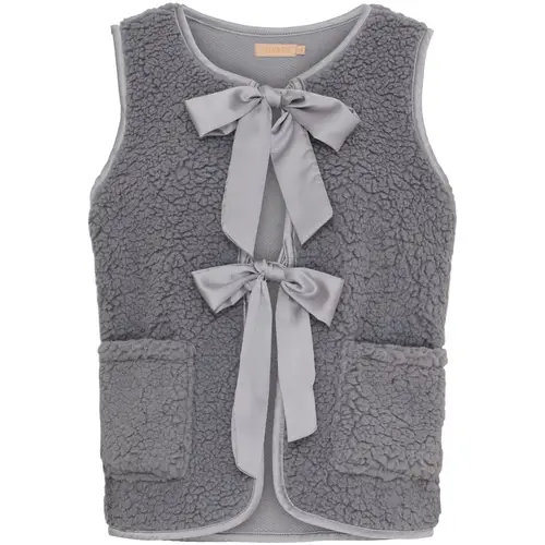 Marta du Chateau dame vest MdcGudrun 24583 - Dark Grey