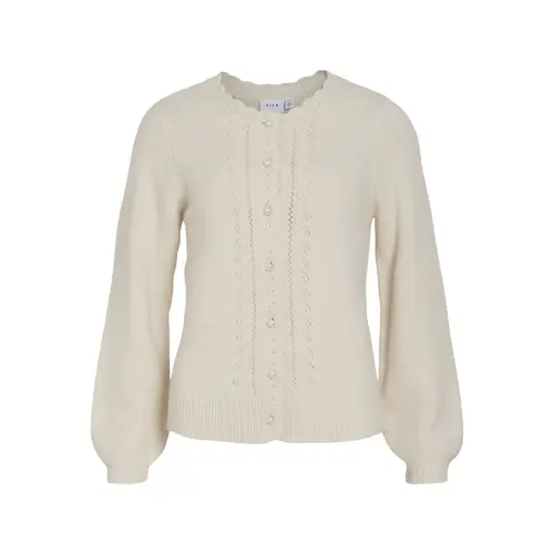 VILA dame cardigan VICLEO - Birch