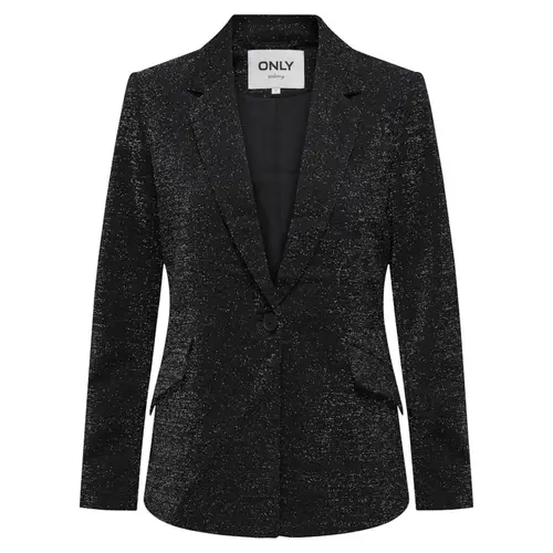 ONLY dame blazer ONLALYA - Black W. SILVER LUREX