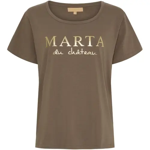 Marta du Chateau Dame T-shirt MT002 - Fossil Fango