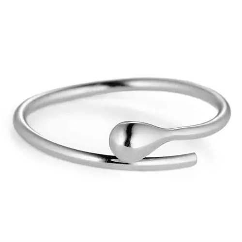 Drop sterling fingerring design