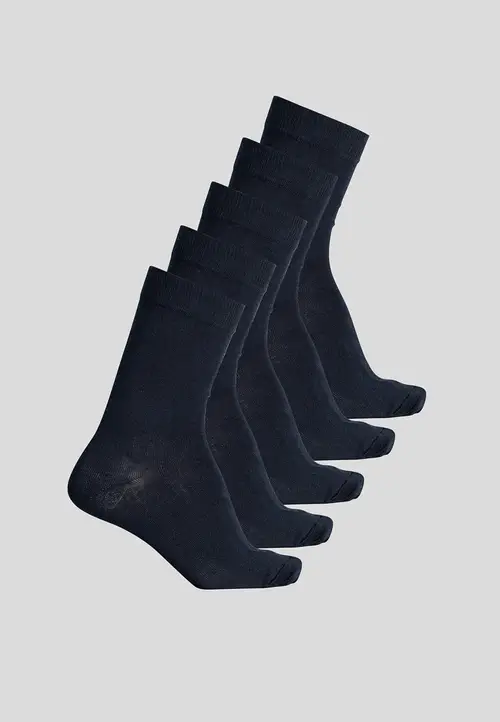 Pre End - BAMBOO SOCKS 5-PAK i navy