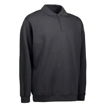 Id Polosweatshirt 0601 Koks Grå-2xl