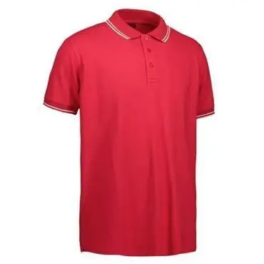 Id Stretch Polo 0522 Rød-2xl