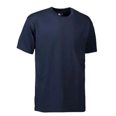 Id T-time T-shirt Med Brystlomme  0550 Navy-2xl