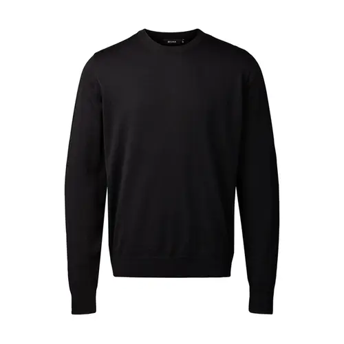 Belika Pullover - Rund Hals - Sort