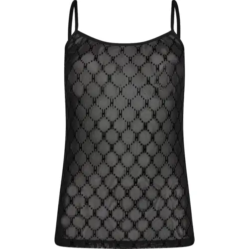 Hype The Detail Mesh top, sort, Størrelse: XS, Dame