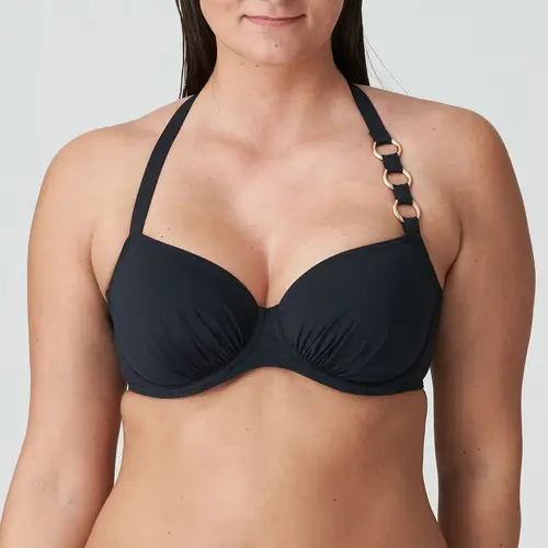 PrimaDonna Damietta bikini top med bøjle, sort, Størrelse: 90D, Dame