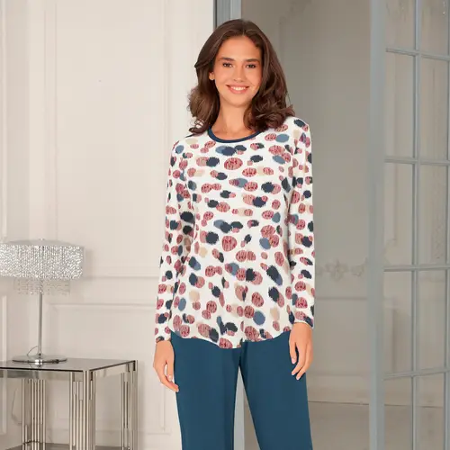 Lady Avenue Bamboo pyjamas, multi, Størrelse: S, Dame