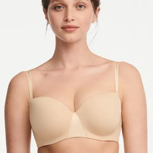 Chantelle Essentiall stropløs BH, beige, Størrelse: 70B, Dame