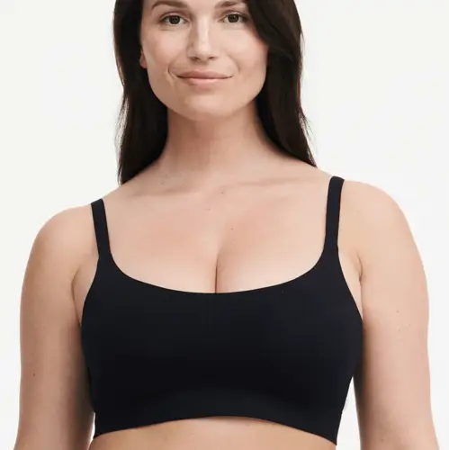 Chantelle Smooth Comfort Support BH uden bøjle, sort, Størrelse: S, Dame