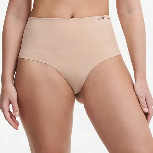 Chantelle Smooth Comfort Shapewear High-Waisted g-streng, nude, Størrelse: S, Dame