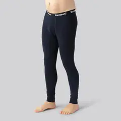 Bambus long johns i navy til mænd