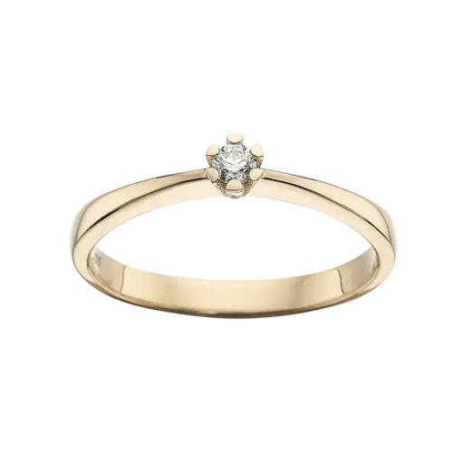 Vida Ring 0,05 ct. i 14 Karat Guld fra Scrouples 7815,05