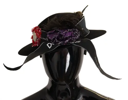 Dolce & Gabbana Sort Bomuld Hat