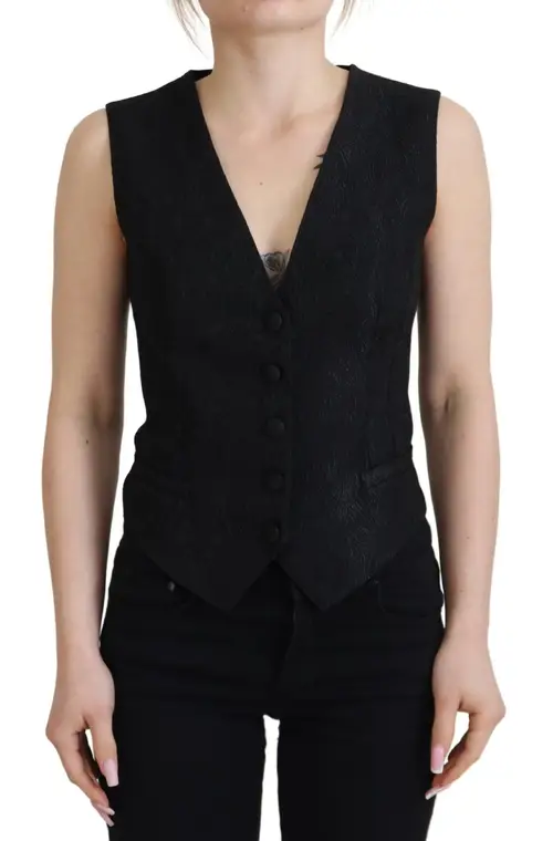 Dolce & Gabbana Sort Top Vest