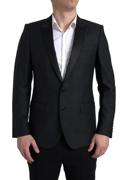 Dolce & Gabbana Sort Uld MARTINI Blazer