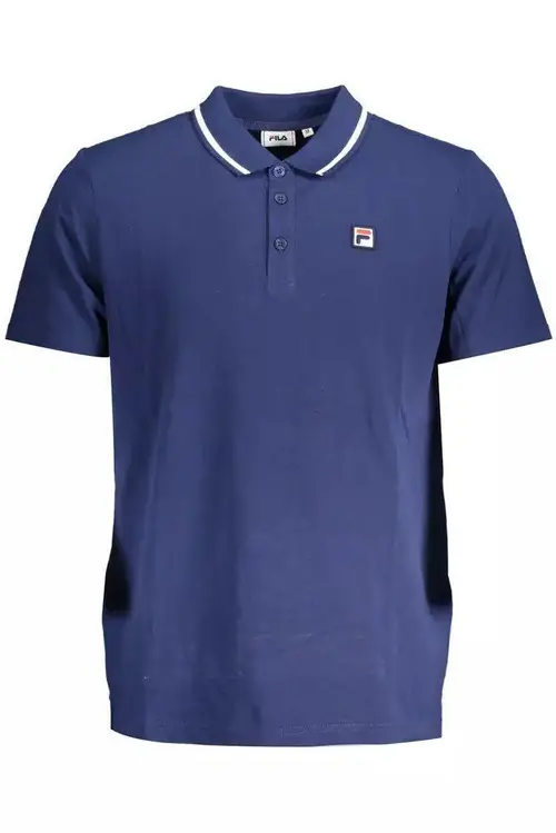 Fila Blå Bomuld Polo Shirt