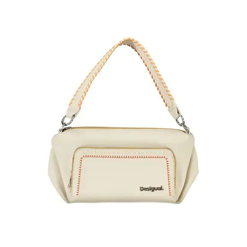 Desigual White Polyethylene Håndtaske