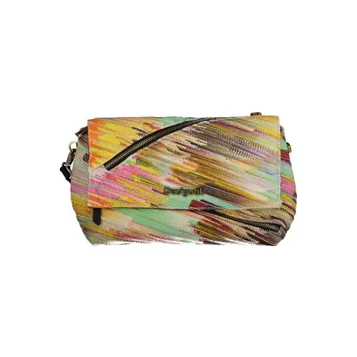 Desigual Yellow Polyester Håndtaske