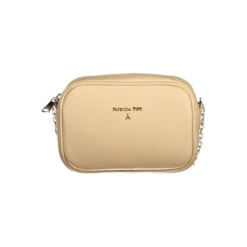 Patrizia Pepe Beige Leather Håndtaske