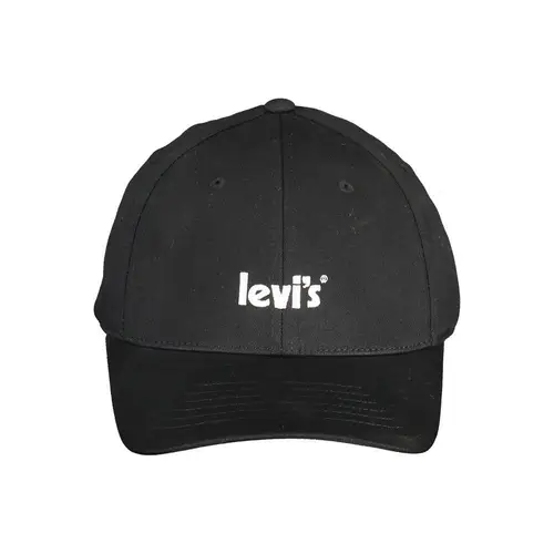 Levi's Black Cotton Hats & Cap