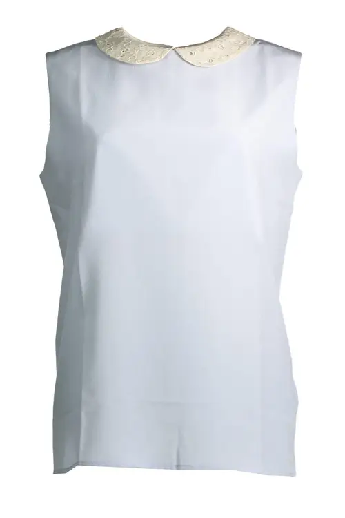 Gant Elegant Silk Tank with Removable Collar