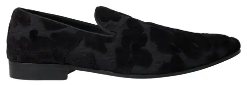 Dolce & Gabbana Exquisite Black Vintage Loafers for Herre