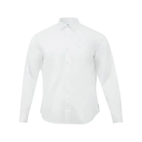 Armani Exchange Elegant White Cotton Shirt for Herre