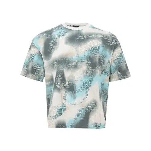 Armani Exchange Chic Multicolor Cotton Tee for Herre