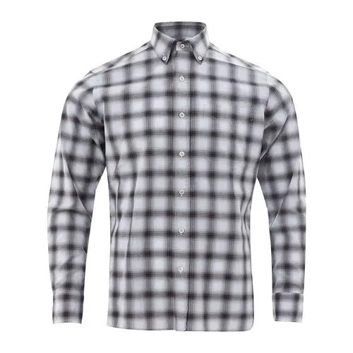 Tom Ford Elegant Gray Cotton Herres Shirt