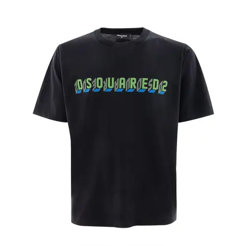 Dsquared2 Black Cotton T-Shirt