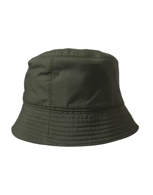 Dolce & Gabbana Army Green Polyester Cap Bucket Hat Herre