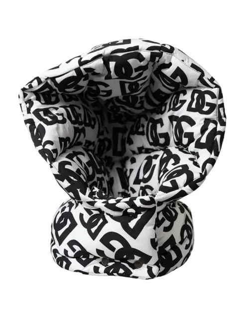 Dolce & Gabbana White Logo Whole Head Wrap Hat Herre