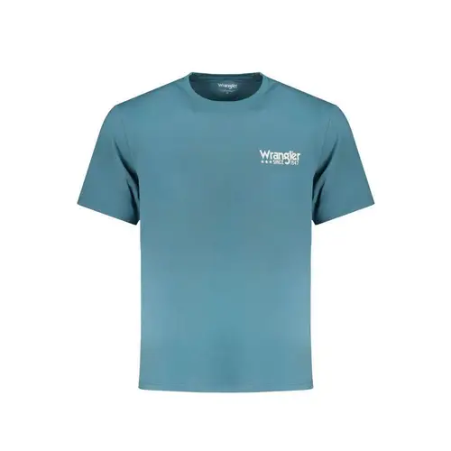 Wrangler Blue Cotton T-Shirt