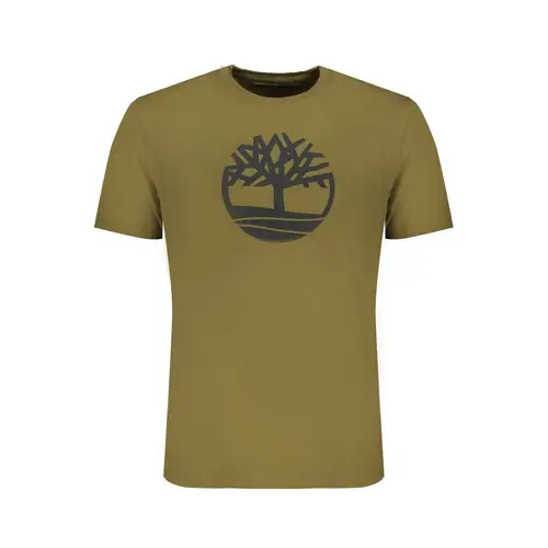 Timberland Green Cotton Herre T-Shirt