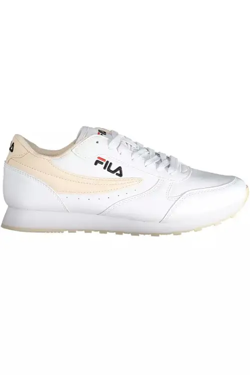 Fila Chic White Lace-Up Sports Sneakers