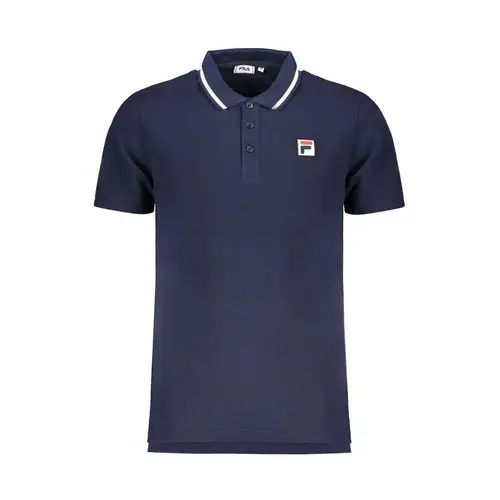 Fila Blue Cotton Polo Shirt