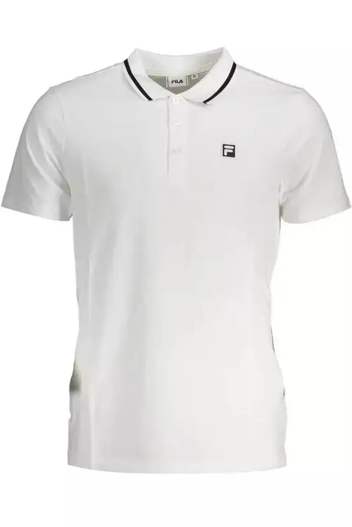 Fila White Cotton Herre Polo