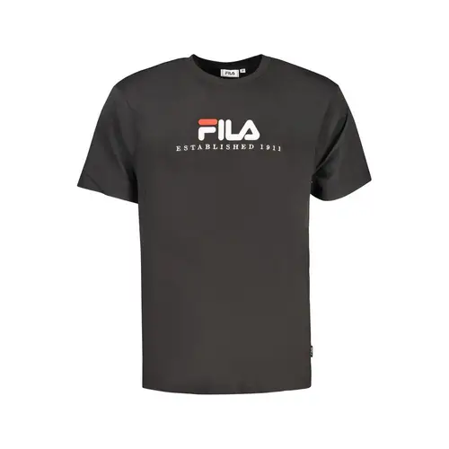 Fila Black Cotton T-Shirt