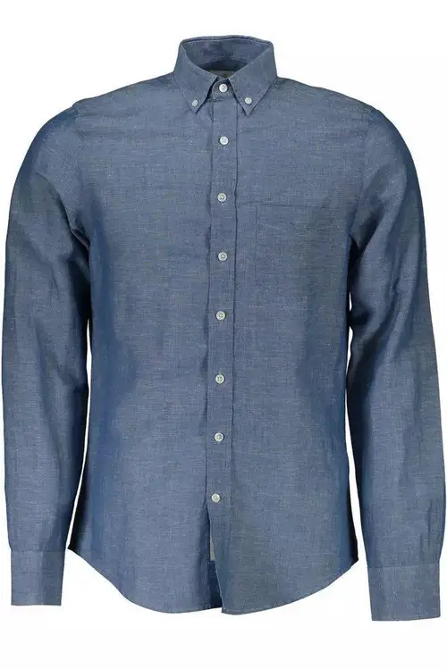 Gant Blue Cotton Herre Shirt