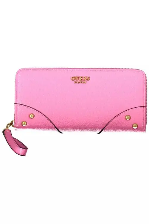 Guess Jeans Pink Polyethylene Dame Wallet