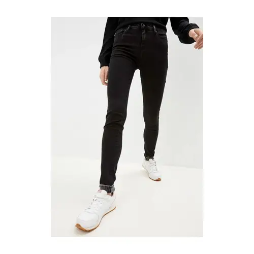 Love Moschino Black Cotton Dame Jeans